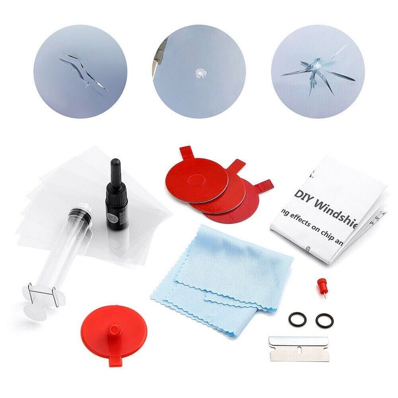Windscreen Windshield Repair Tool Set DIY Car Kit Wind Glass