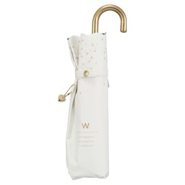 [2025] Wpc. 801-13438-102 Parasol Light Shielding Glitter Heart Mini Off <100% Shading Ratio / 100% UV Reduction / UPF 50+/Heat Blocking/Rain Protection> Folding Umbrella Ribs, 21.7 inches (55 cm),