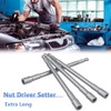 Mesee 6 Pieces 150mm Extra Long Magnetic Nut Driver Set,