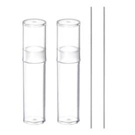 sourcing map 2pcs 0.0197" Pin Gage 0.5mm Diameter Metric Tolerance 0.001mm Class X Plug Gage Pin, Bearing Steel Go No-Go Plug Gage