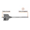Truper BPT-1-1/2, Broca plana de manita para madera, 1-1/2"