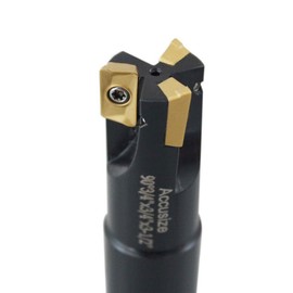 Accusize - 3/4" 90 Deg Square Shoulder Indexable End Mill with 3/4" Shank, 0056-0917