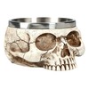 Pacific Giftware Skull Bowl with Stainless Steel Insert 350 ml