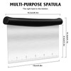 Premium Stainless Steel Dough Scraper & Bench Scraper - Multi-Purpose