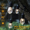 Mlambert 96Ft(2x48ft) 3-Color in 1 48Ft LED Dimmable Outdoor String