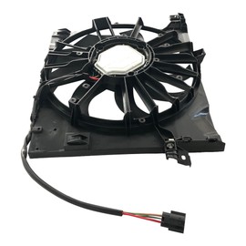 UnayKolb Engine Radiator Cooling Fan Assembly Compatible with 2010-2015 Jaguar XKR/XF For 2010-2019 Jaguar XJ C2D38737 C2P17120