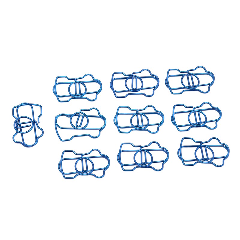 100PCS Metal Paper Clip Multifunctional Electroplating Process Prevent Slip Exquisite