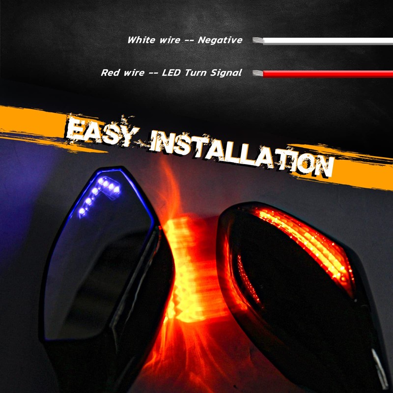 Compatible With GSXR 600 750 1000 Hayabusa Motorcycle LED Turn