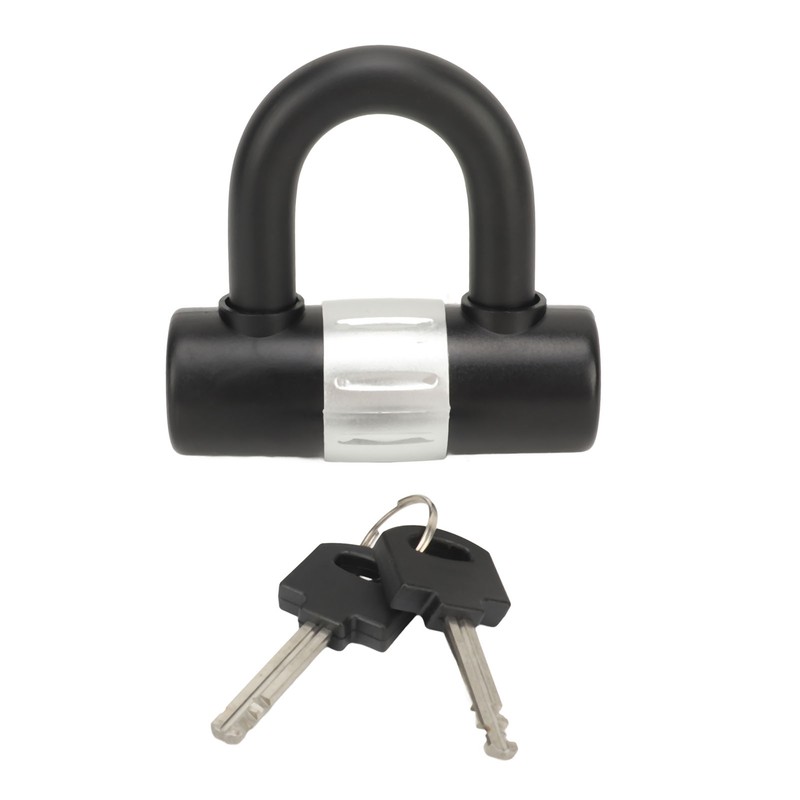 U Lock Disc Zinc Alloy Anti Theft Rust Proof Portable