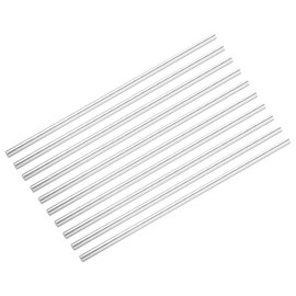 DMiotech 20 Pcs Aluminum Rods, 3/32" Dia 6" Long Solid Round Rod 6061 Extruded Lathe Bar Stock Aluminum Metal Rods for DIY Craft Model Plane Ship Car