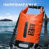Bolsa Impermeable Seca 20L/30L/40L,Con Funda Impermeable Para Teléfono,Correa Larga Ajustable