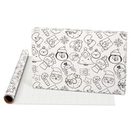 American Greetings 120 sq. ft. Christmas Wrapping Paper Bundle with Cut Lines for Kids, Coloring Activity (3 Rolls 40 in. x 12 ft.)