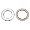 uxcell Curtain Grommets Plastic 1.5 Inch Inner Dia Drapery Eyelet