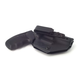 Compatable with Charter Arms Undercover 38 Special .38 Ambidextrous IWB Kydex Holster Inside Waistband Concealed Carry Holster Made in USA (Black)