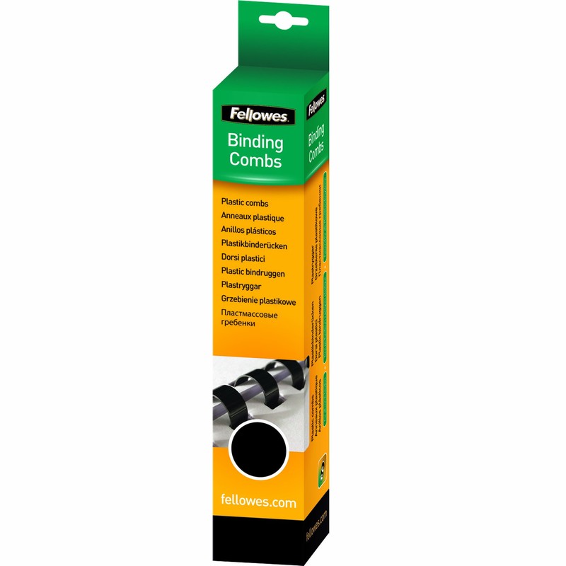 Fellowes A4 14 mm Plastic Binding Combs for Comb Binding