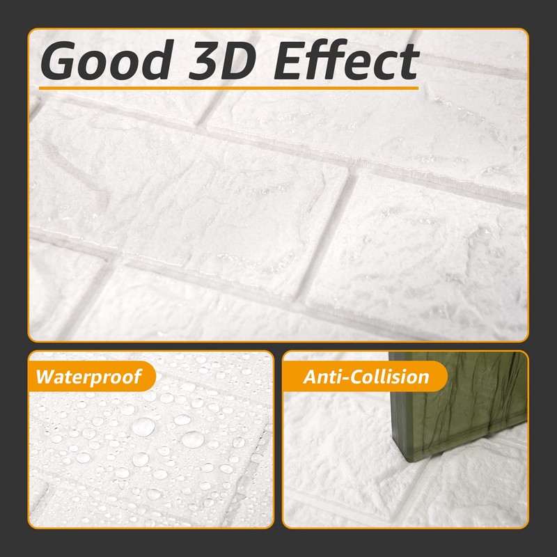 Art3d 44 Square Feet (Pack Of 30) Wall Panel Foam,