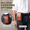 Hengwin Genuine Leather Crossbody Bag for Men/Women, Small Messenger Bag