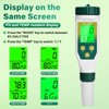 PH Meter Water, Aideepen PH/EC/TDS/Salinity/Thermometer 5-in-1 pH Value Meter with