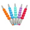 Massage stick Tight muscles Calf Thigh Soles Massage stick Ziva Yoga supplies Stretching bar Tool 5-speed sky blue