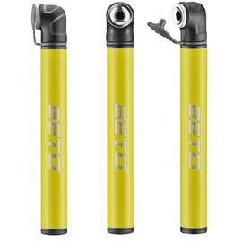 BETO PVP-003AYL World's Smallest Bicycle Air Pump, Presta Valve Compatible, Portable Pump, Made in Taiwan, 120 psi