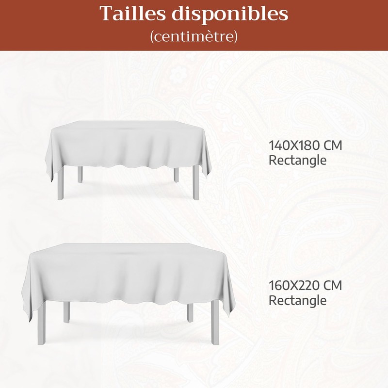 Maison d'Hermine Tablecloth, 100% Cotton, Decorative, Washable, Square Tablecloth for