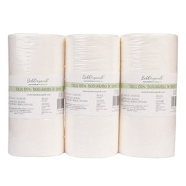 Kit De 3 Rollos Con 100 Toallas De Bambú Pre-cortada