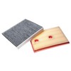 vhbw Car Filter Set of 2 Replacement for Knecht LX3525