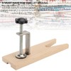 Jewelry Table Clamp, Wooden Bench Pin with V Slot and