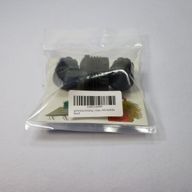 ajile Anti-Slip Fusska Wiping Cloth Reinforced VULKANIS Alloy Rubber Cane Caps Light Curved Black For Furniture with 35 mm Outer Diameter – 4 Piece – EHC135X4 FBA