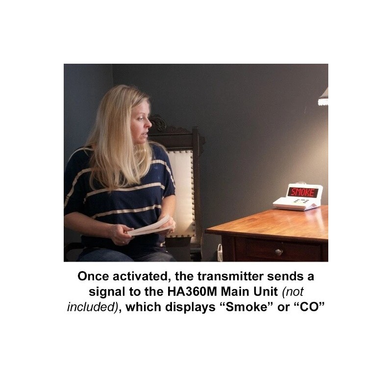 HomeAware Sonic Alert HomeAware HA360SS-SC Smoke / CO Transmitter