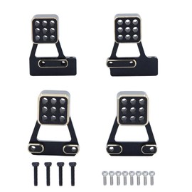 Levigo RC Brass Shock Absorber Tower Mount for Traxxas 1/18 TRX4M, RC Shock Hoop TowerShock Absorber Bracket Height Angle Stand Suspension Lift Kit