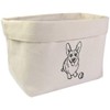 Large 'Corgi With Ball' Canvas Organiser/Storage Bag (OR00011159)