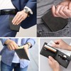 Leather Wallet for Men, Slim Soft Bifold Wallet with Card