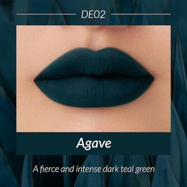 Kaleidos Cloud Lab Lip Clay | Velvety Matte, Lightweight & Long-Lasting, Rich & Buildable Color, Rave Makeup, Festival Makeup, Cosmetic Gift, Lipstick:_Agave