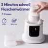 NCVI Baby Bottle Warmer, Quick Heating with LCD Display, Defrost