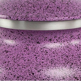 Classic Alloy Cremation Urn for Ashes - Large - Holds Up to 200 Cubic Inches of Ashes - Lilac Purple Metal Urns for Ashes