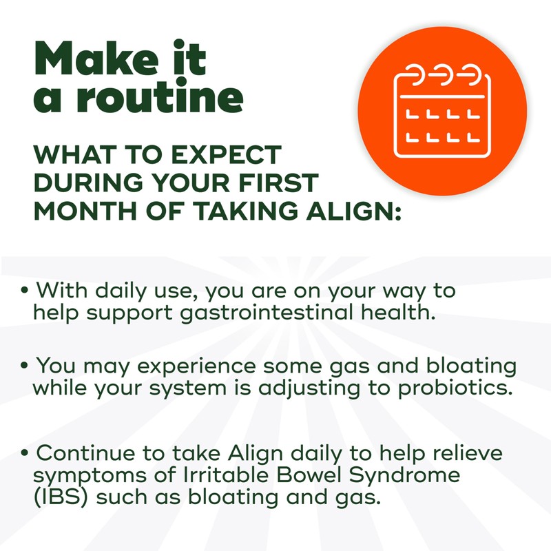 Align Probiotic Digestive Support Advanced Capsules for Woman and Men,