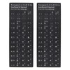 2Pcs Korean Keyboard Stickers for PC Computer Laptop Desktop Keyboard,