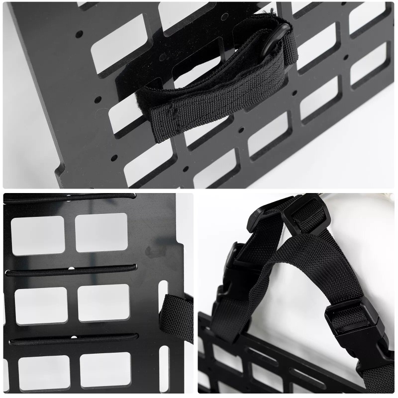 XUKEY 21x14in Tactical Rigid MOLLE Panel Vehicle Car Truck Seat