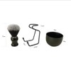 Stylish & Vegan Beard Shaving Brush Set Made of Badger