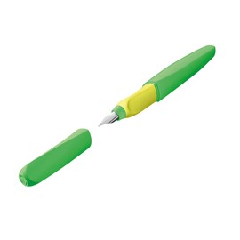 Pelikan Twist, Universal Fountain Pen for Right- and Left-Handed People Fountain Pen neon Green