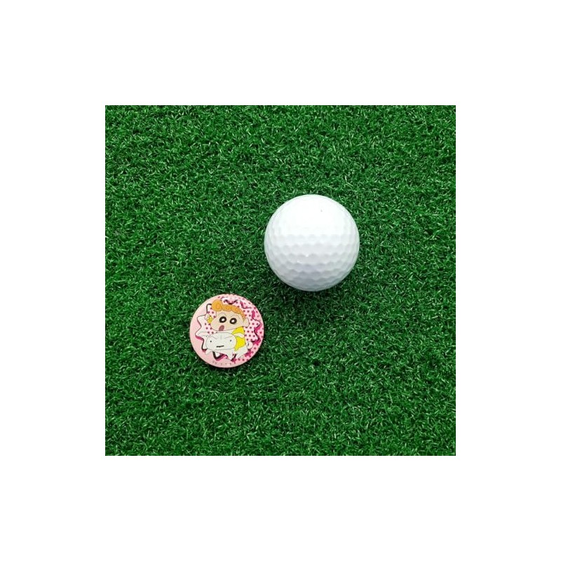 HOKUSHIN TRADING MK0492 Golf Ball Marker Crayon Shin-chan Acrylic Marker
