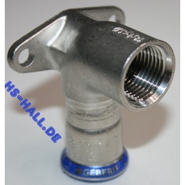 Geberit Mapress Stainless Steel - Elbow Plate Diameter 18 mm Stainless Steel