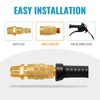 SUNGATOR 5 Pack 3/8'' Male NPT Industrial Air Couplers with