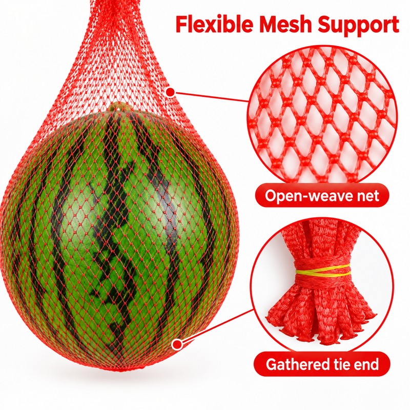 Watermelon Support Net Bags for Vertical Growing – 100-Piece Heavy-Duty