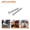 DTGN M8-1.25 x 90mm Flat Head Socket Cap Screws, 15