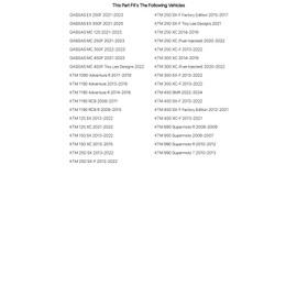 Tusk Nyloc Axle Nut M25 X 1.50 Orange for KTM 450 SX-F Factory Edition 2012-2024