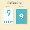 Zwttey Numbers Double-Side Flash Cards, 0-25 Math Cards, Early Addition