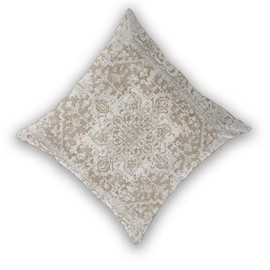 Sunshineyan Boho Pillow Covers 24x24 Set of 2, Brown Beige Carpet Pattern Outdoor Decorative Throw Pillows Ethnic Rustic Farmhouse Cushion Cases Linen Gifts for Couch Sofa Decor