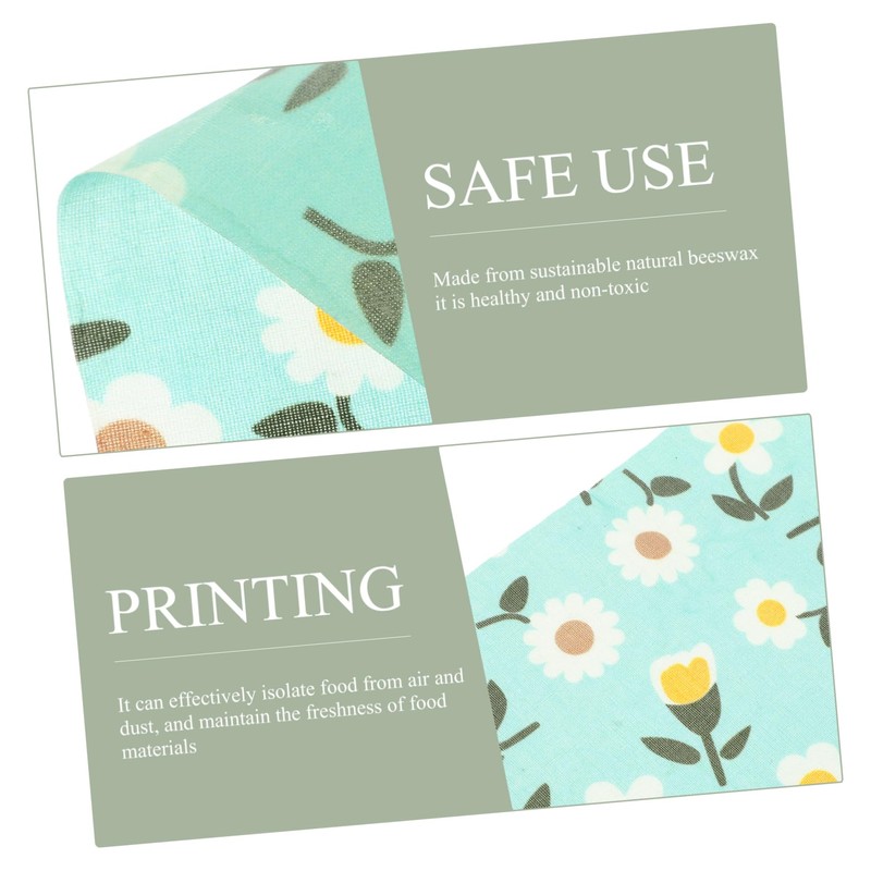 KOMBIUDA Beeswax Food Wraps Reusable Wraps for Bowl Kitchen Wraps